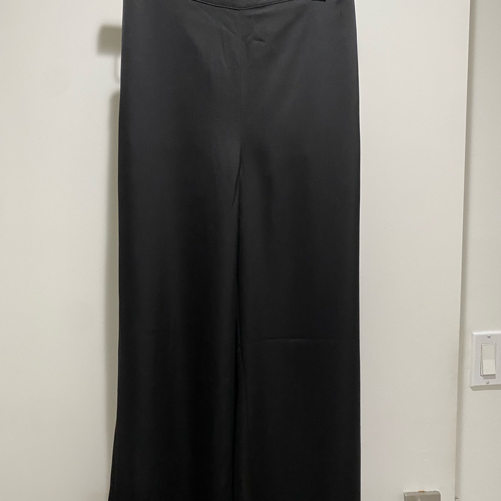 Oak and Fort Straight Leg satin pants